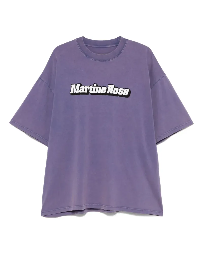 Martine Rose T-Shirt mit Logo-Print - Violett Violett