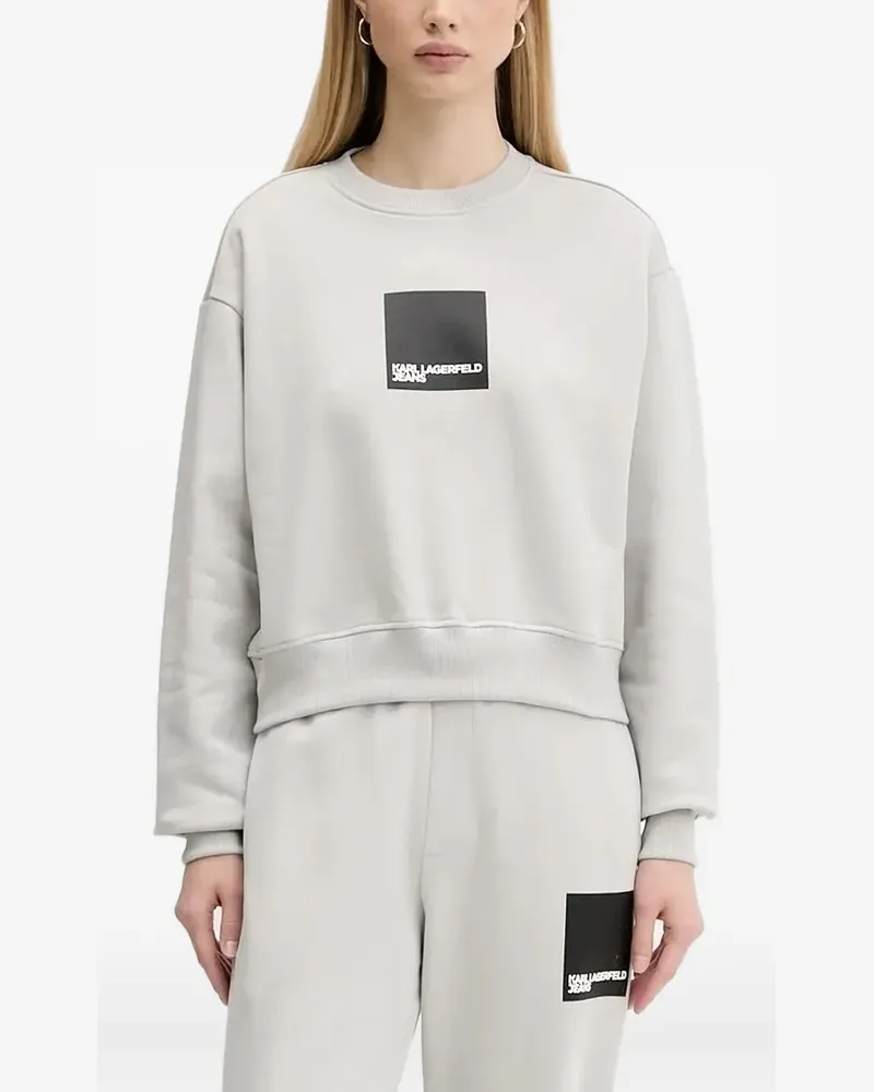 Karl Lagerfeld Sweatshirt mit Logo-Print - Grau Grau