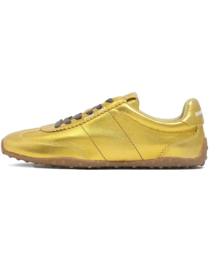 BIMBA Y LOLA Sneakers in Metallic-Optik - Gold Gold
