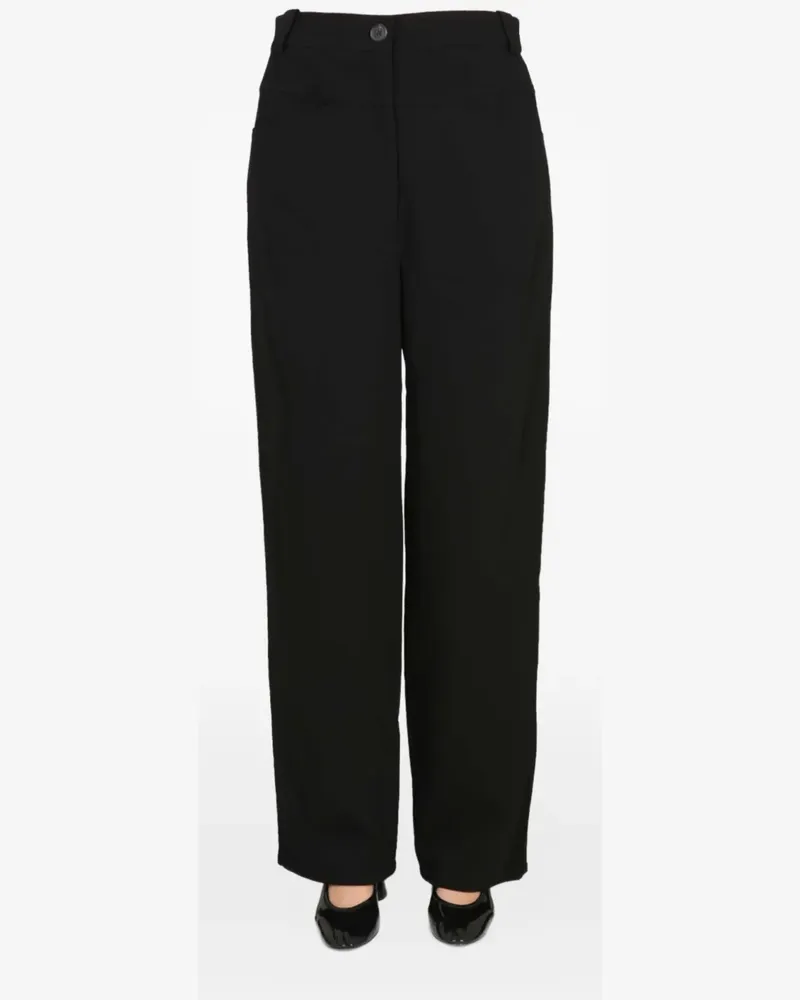 KHAITE high-waisted trousers - Schwarz Schwarz
