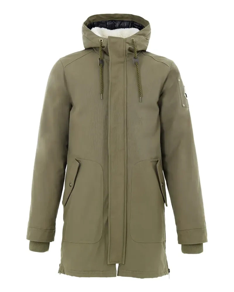 Moose Knuckles Kapuzenparka mit Kordelzug - Grün Grün
