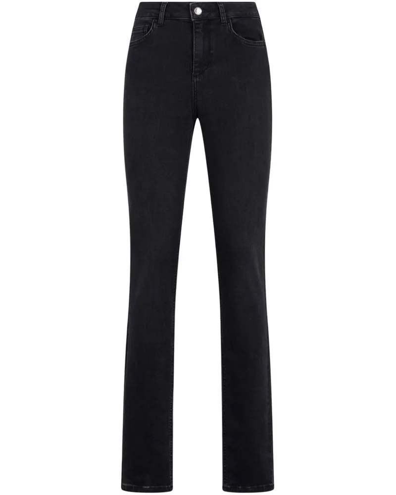Liu Jo Skinny-Jeans mit Strass - Schwarz Schwarz