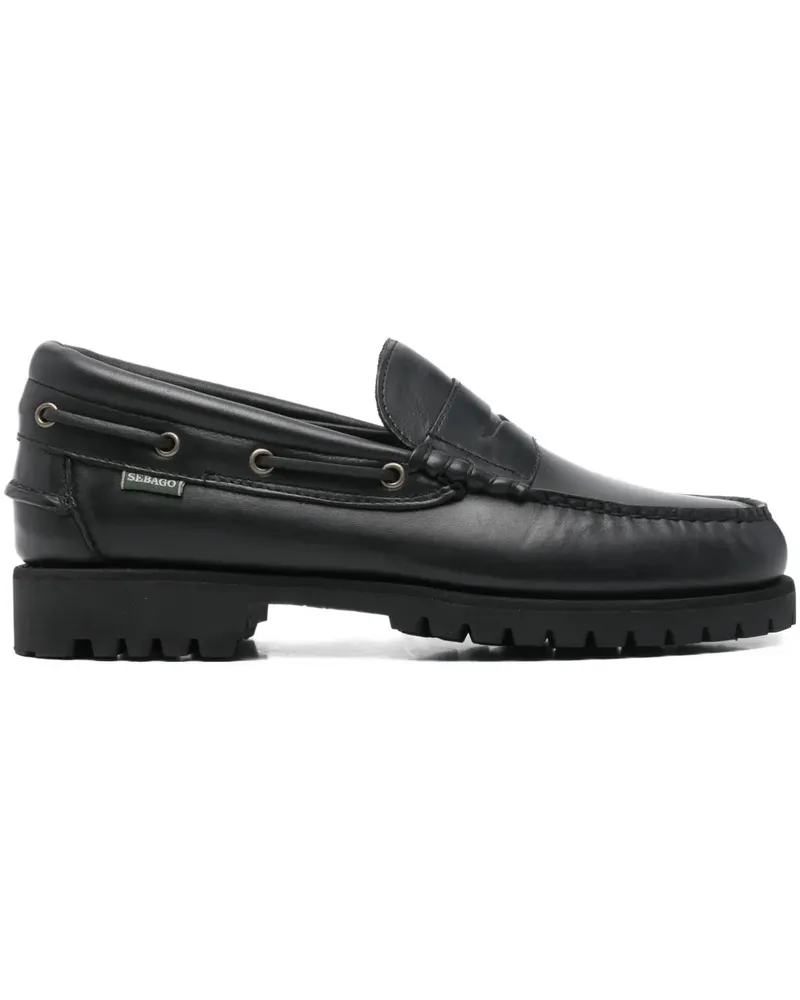 Sebago penny tread-sole loafer - Schwarz Schwarz