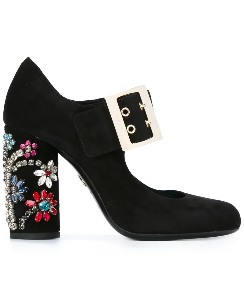 Lanvin Verzierte Mary Janes - Schwarz Schwarz