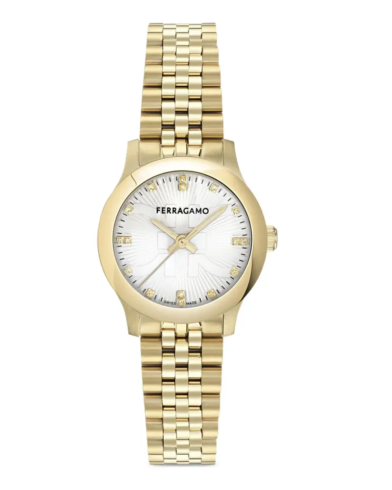 Ferragamo Duo Armbanduhr 28mm - Weiß Weiß