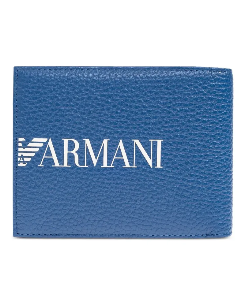 Emporio Armani Portemonnaie mit Logo - Blau Blau