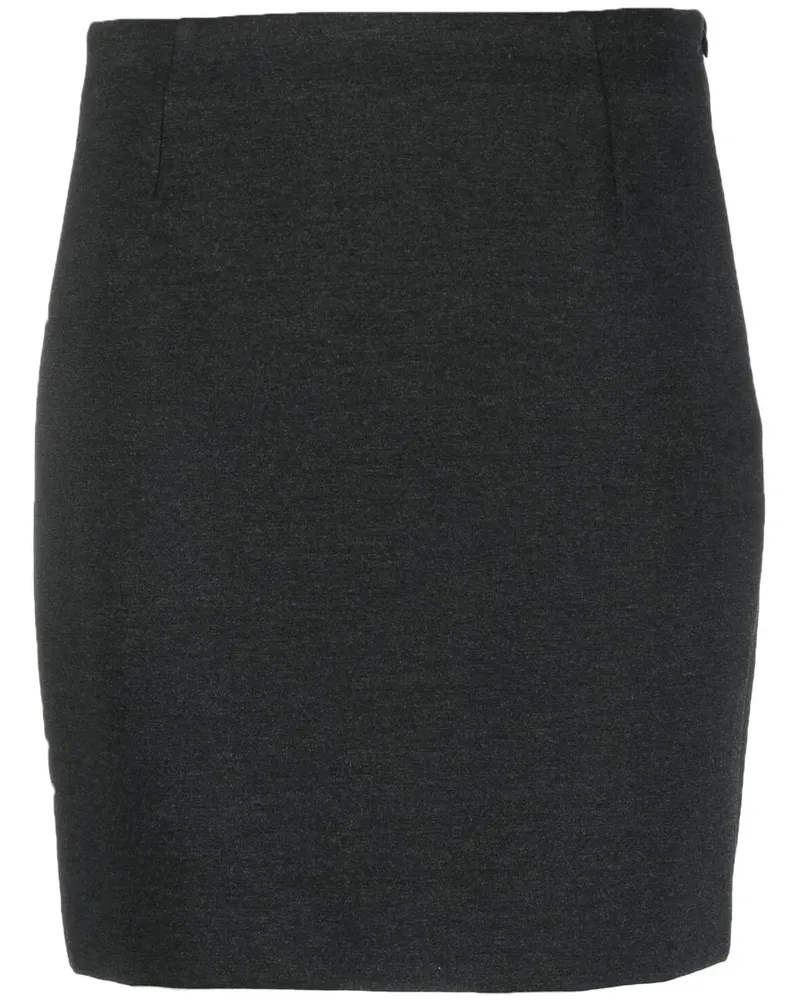 LARDINI Schmaler Minirock - Grau Grau