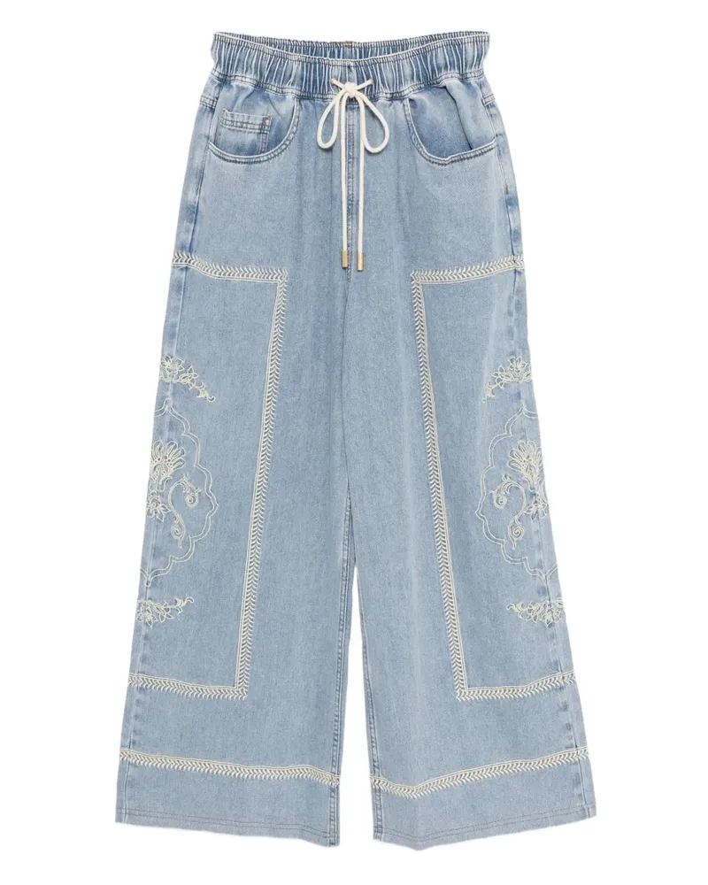 Aje. Lotus Jeans - Blau Blau