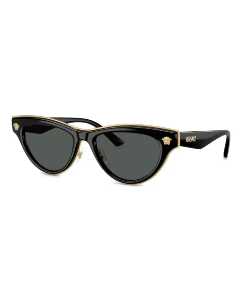 Versace VE2273U Cat-Eye-Sonnenbrille - Schwarz Schwarz
