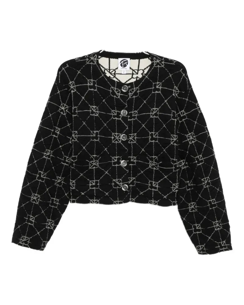 YANYAN KNITS June cardigan - Schwarz Schwarz