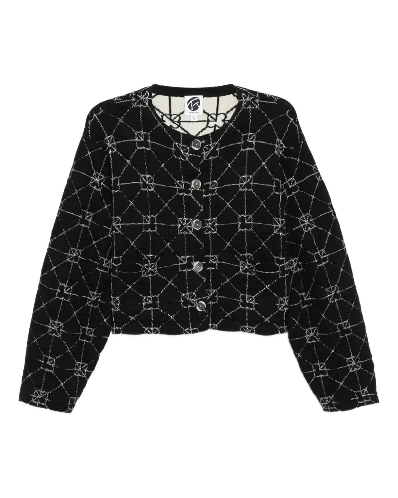 YANYAN KNITS June Cardigan - Schwarz Schwarz