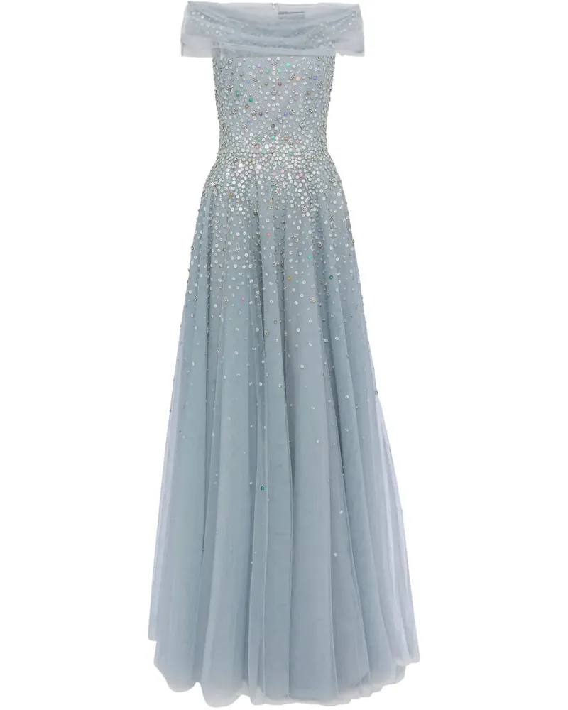 Jenny Packham Bee Abendkleid - Blau Blau