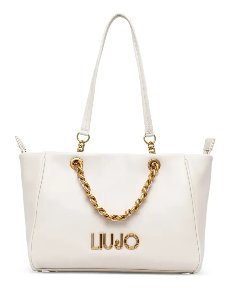 Liu Jo Handtasche mit Logo-Schild - Weiß Weiß