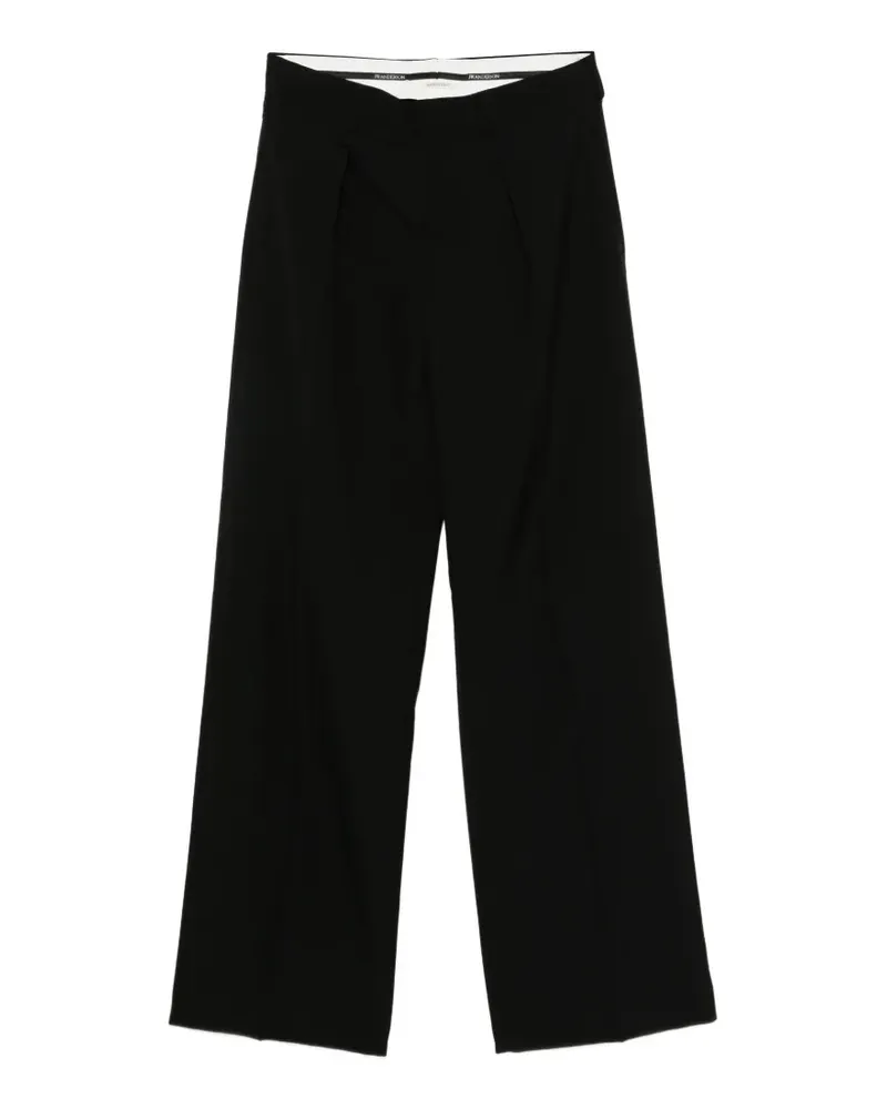 J.W.Anderson straight-leg trousers in black - Schwarz Schwarz