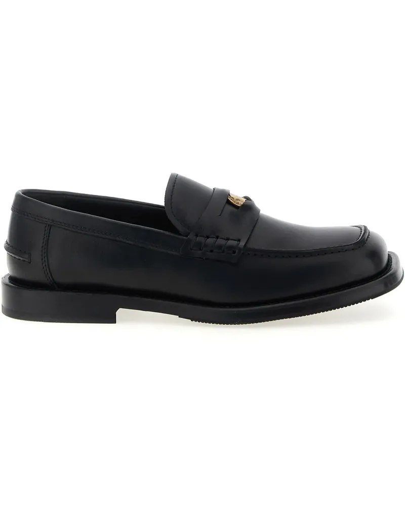 Moschino Loafer mit Münze - Schwarz Schwarz