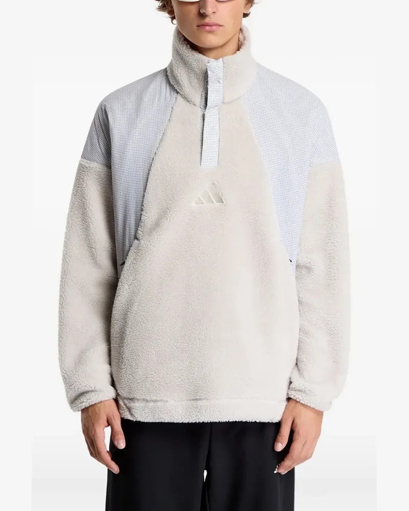 adidas Terrex Xploric Climawarm high-pile sweater - Nude Nude