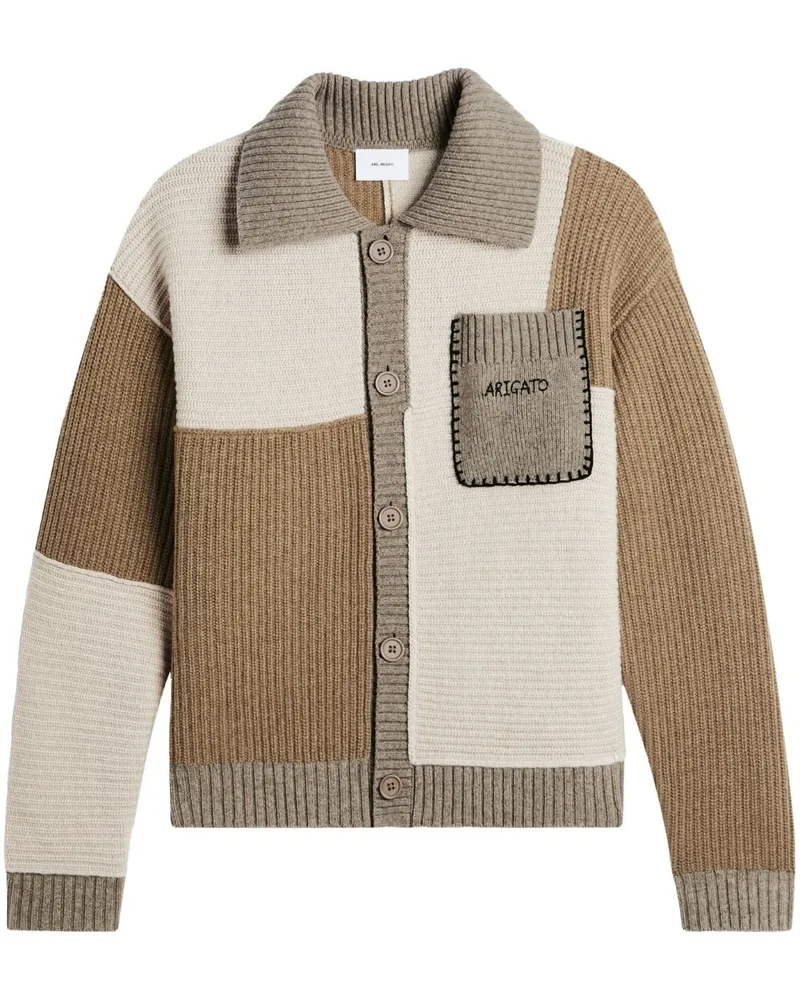 Axel Arigato Franco Patchwork Pullover - Nude Nude
