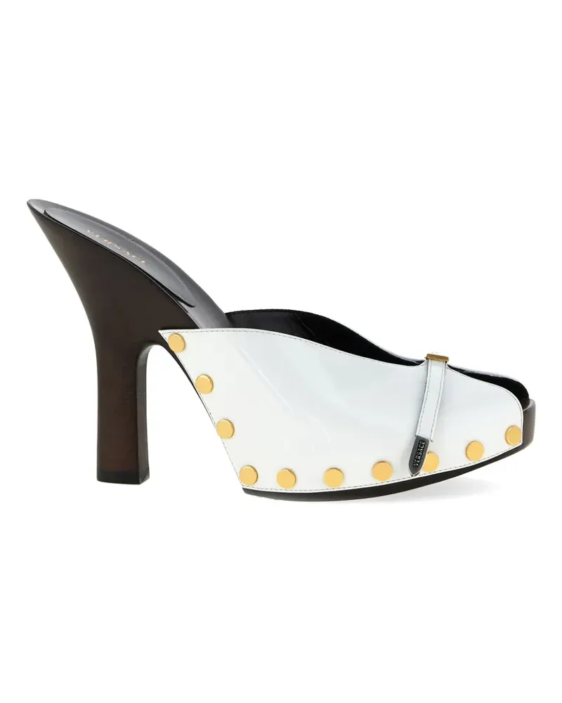 Versace Sassi patent clogs - Weiß Weiß