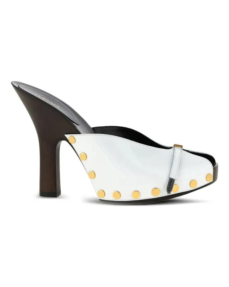 Versace Sassi patent clogs - Weiß Weiß