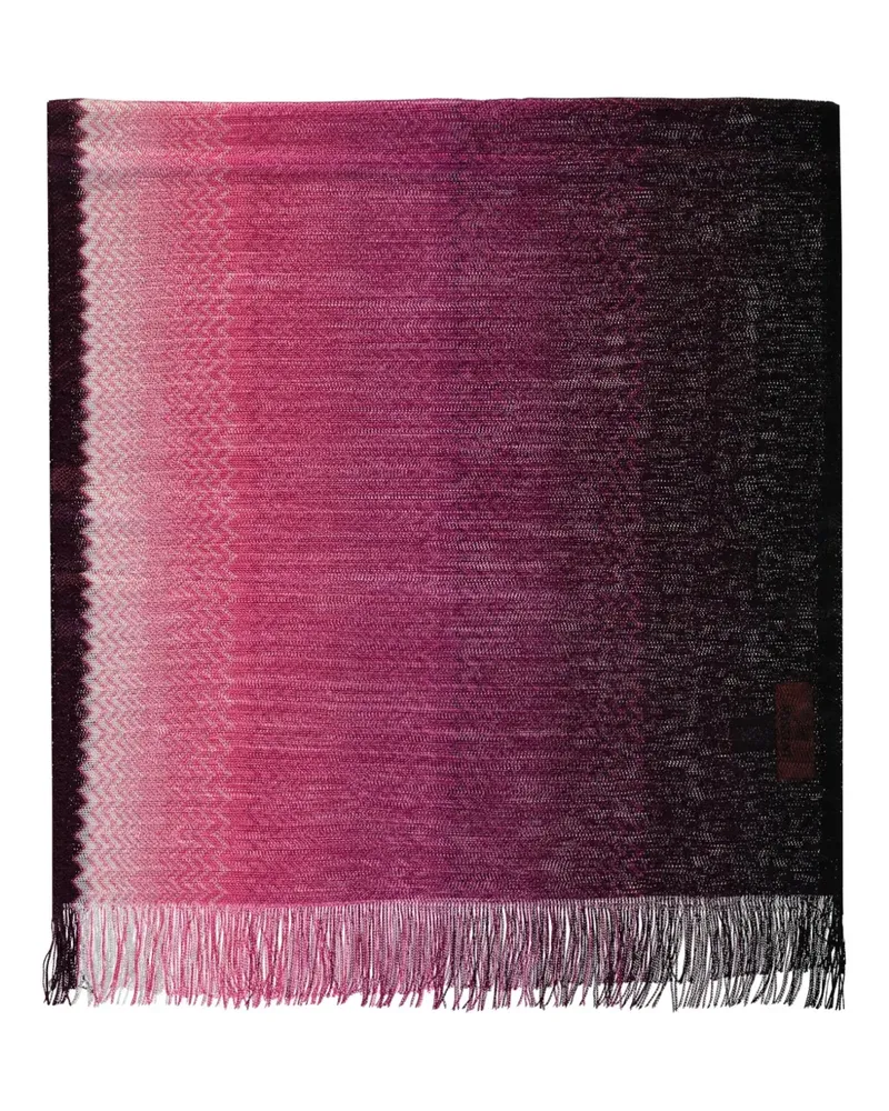 Missoni Schal mit Fransen - Rosa Rosa