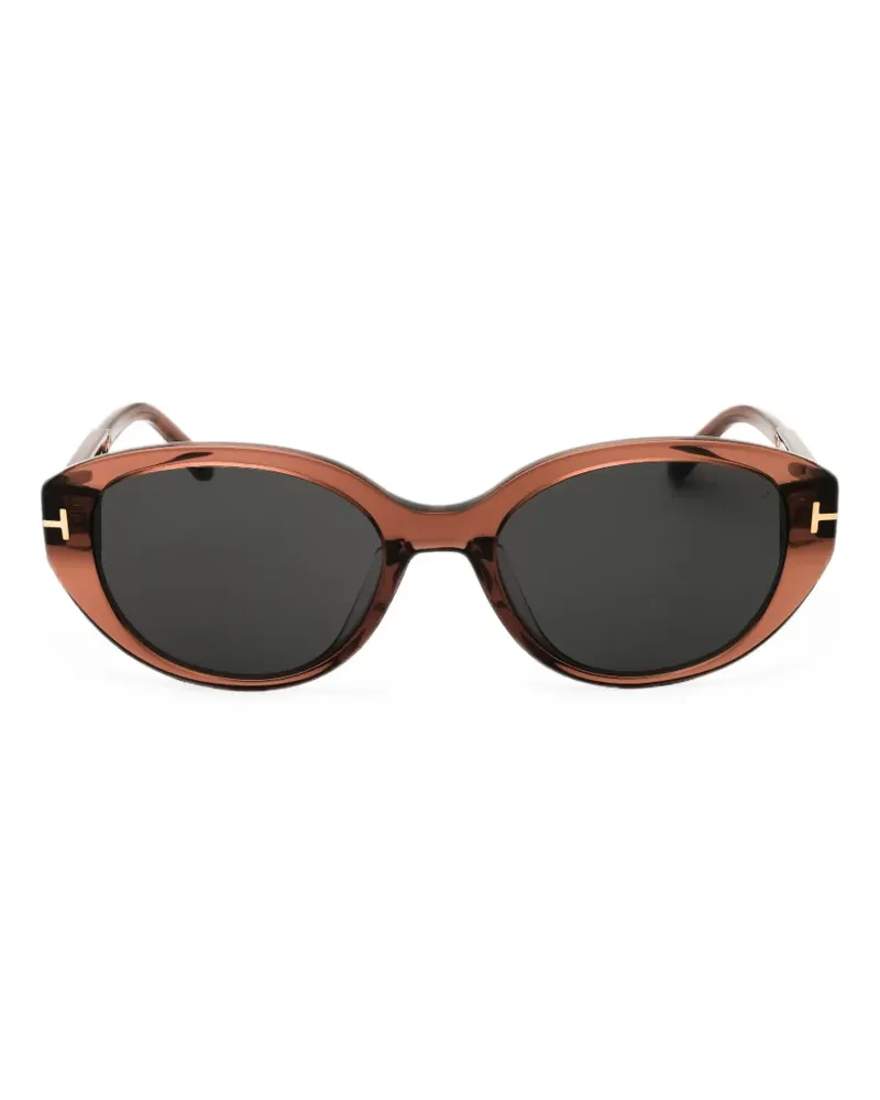 Tom Ford Cat-Eye-Sonnenbrille - Braun Braun