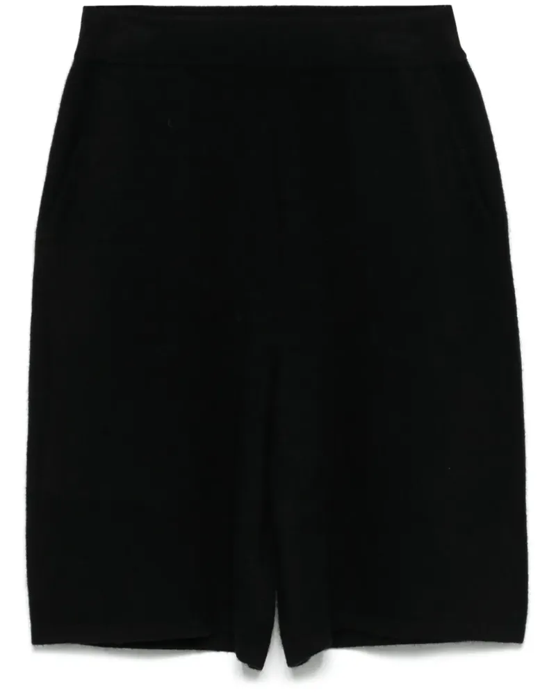 Frenckenberger Shorts aus Kaschmir - BLACK Black