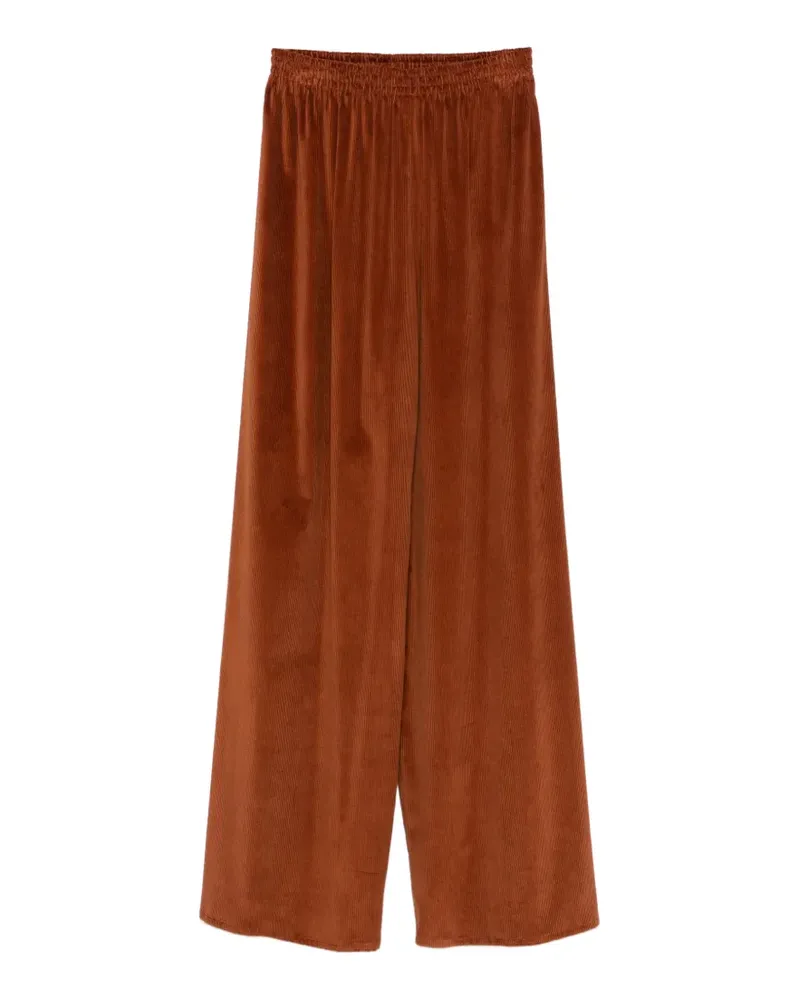 Dušan Cordhose mit weitem Bein - Braun Braun