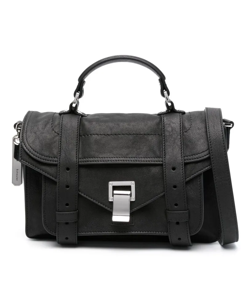 Proenza Schouler Kleine PS1 Umhängetasche - Schwarz Schwarz