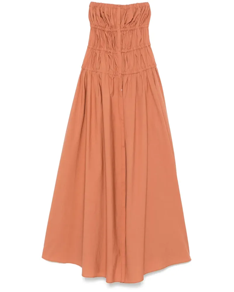 forte_forte Klassisches Maxikleid - Braun Braun