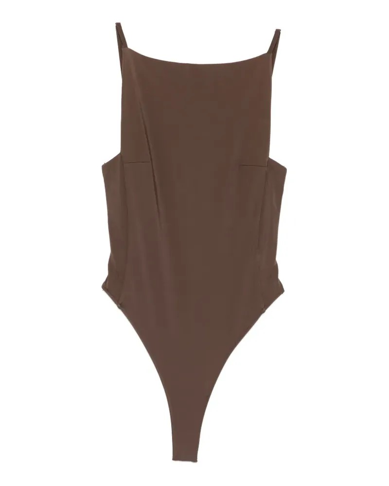 Jacquemus open-back swimsuit - Braun Braun