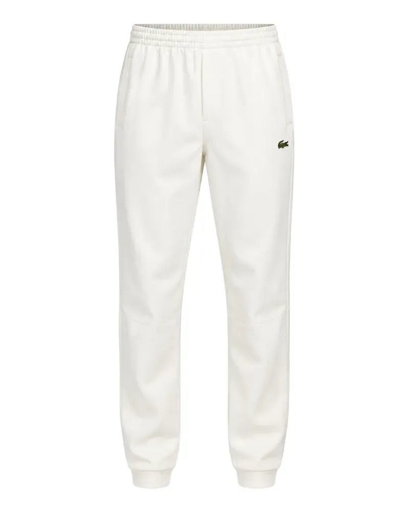 Lacoste logo-patch track pants - Weiß Weiß