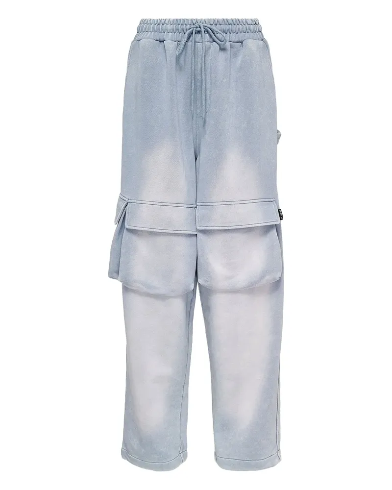OPEN YY Kordelzug-Jogginghose mit Taschen - Blau Blau