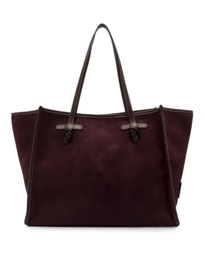 Gianni Chiarini Marcella suede tote bag - Rot Rot