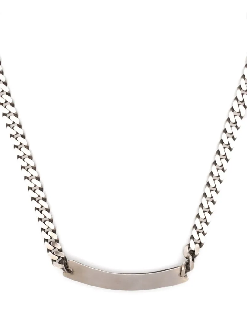 WERKSTATT:MÜNCHEN cable-link chain polished-finish necklace Silber