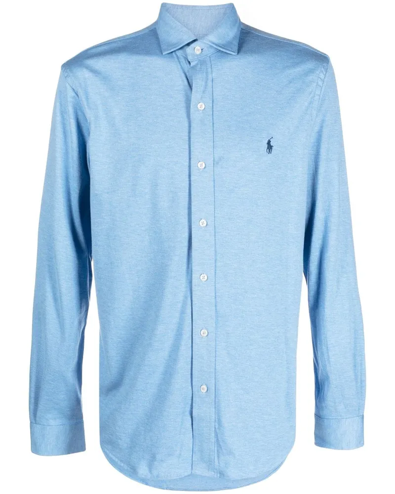 Ralph Lauren Hemd mit Polo Pony - Blau Blau