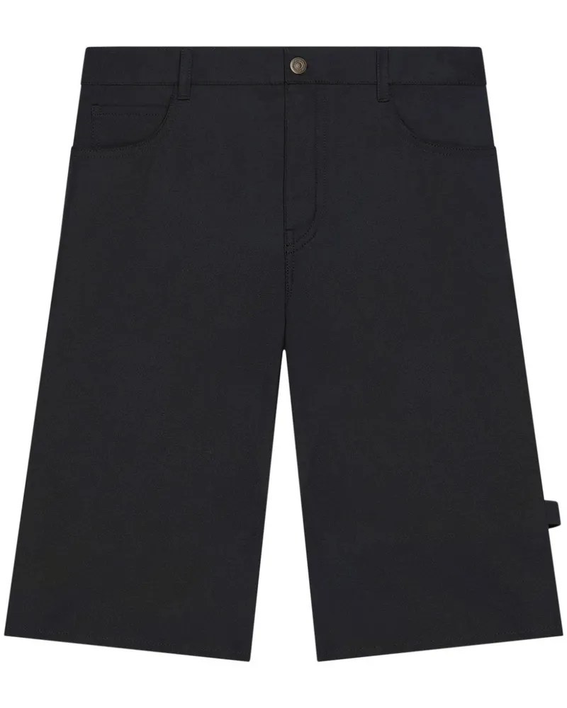 Courrèges Bermudas mit geradem Bein - Schwarz Schwarz