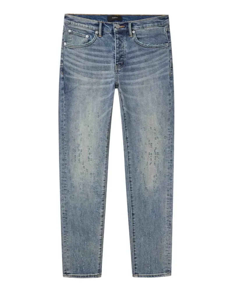 PURPLE BRAND P001 Weft Buckshot Jeans - Blau Blau