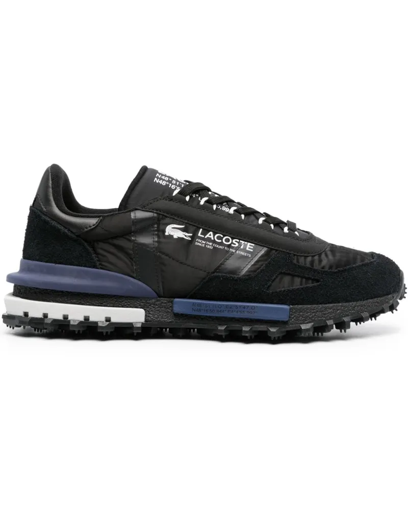 Lacoste Elite Active Textile Sneakers - Schwarz Schwarz