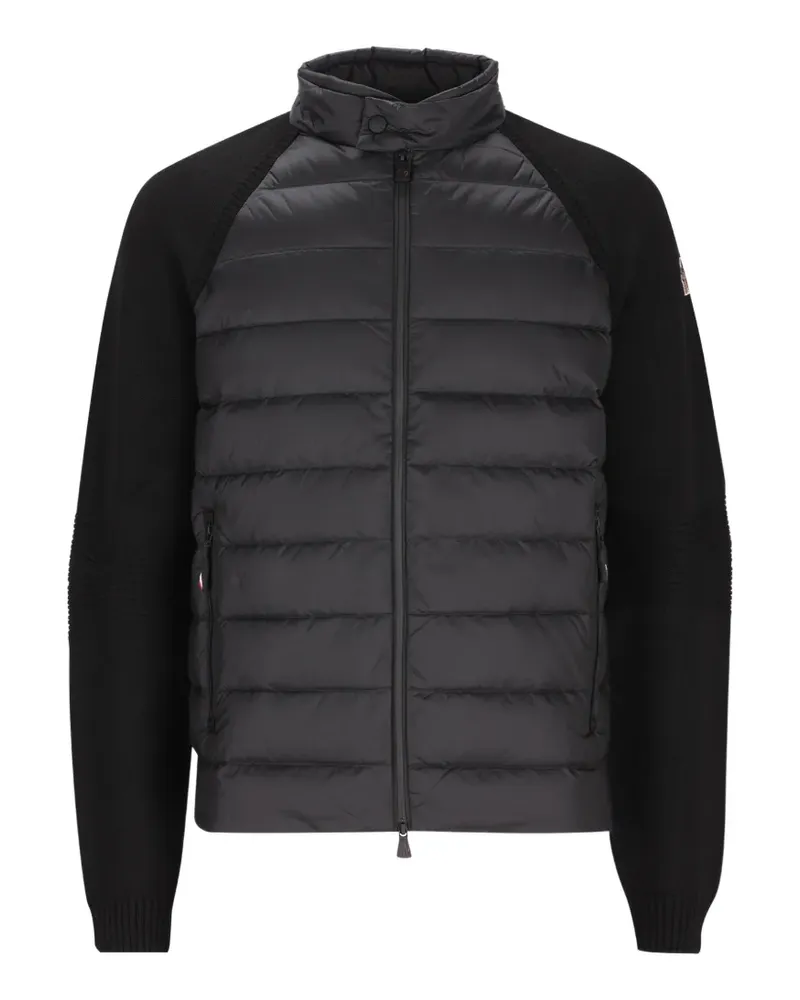 Moncler Jacke mit gesteppten Einsätzen - Schwarz Schwarz
