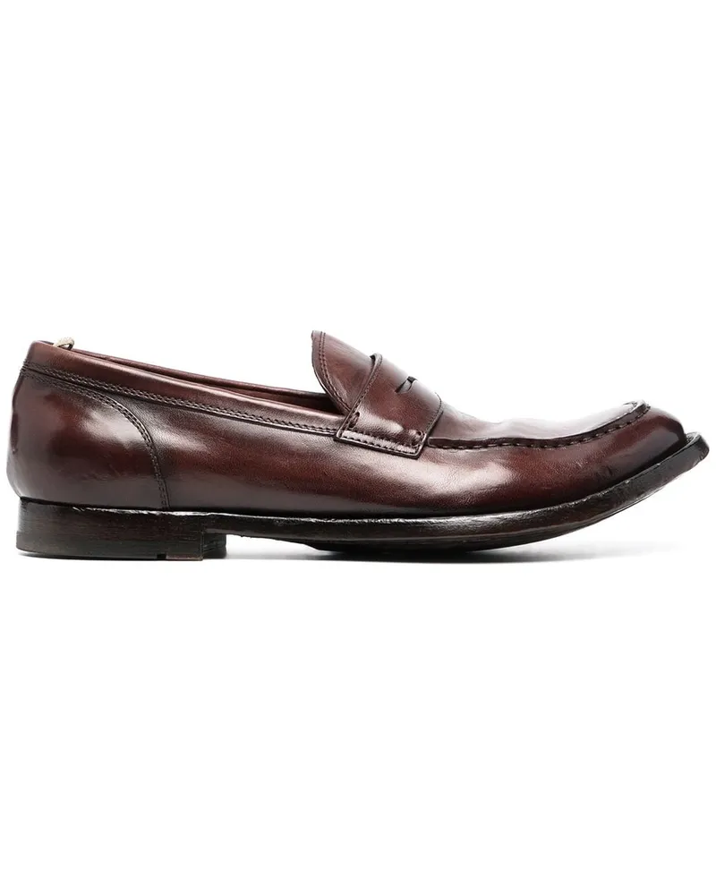 Officine Creative Italia Loafer mit poliertem Finish - Braun Braun
