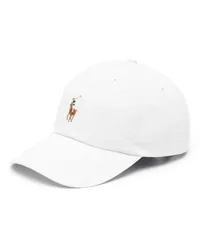 Ralph Lauren Baseballkappe aus Twill Weiß