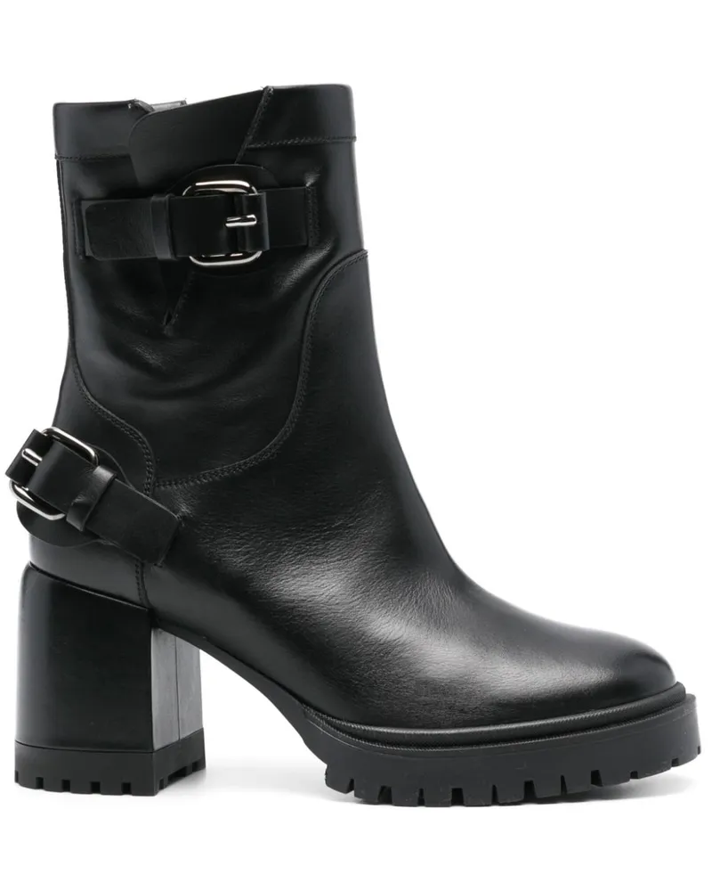 Casadei Stiefeletten 80mm - Schwarz Schwarz