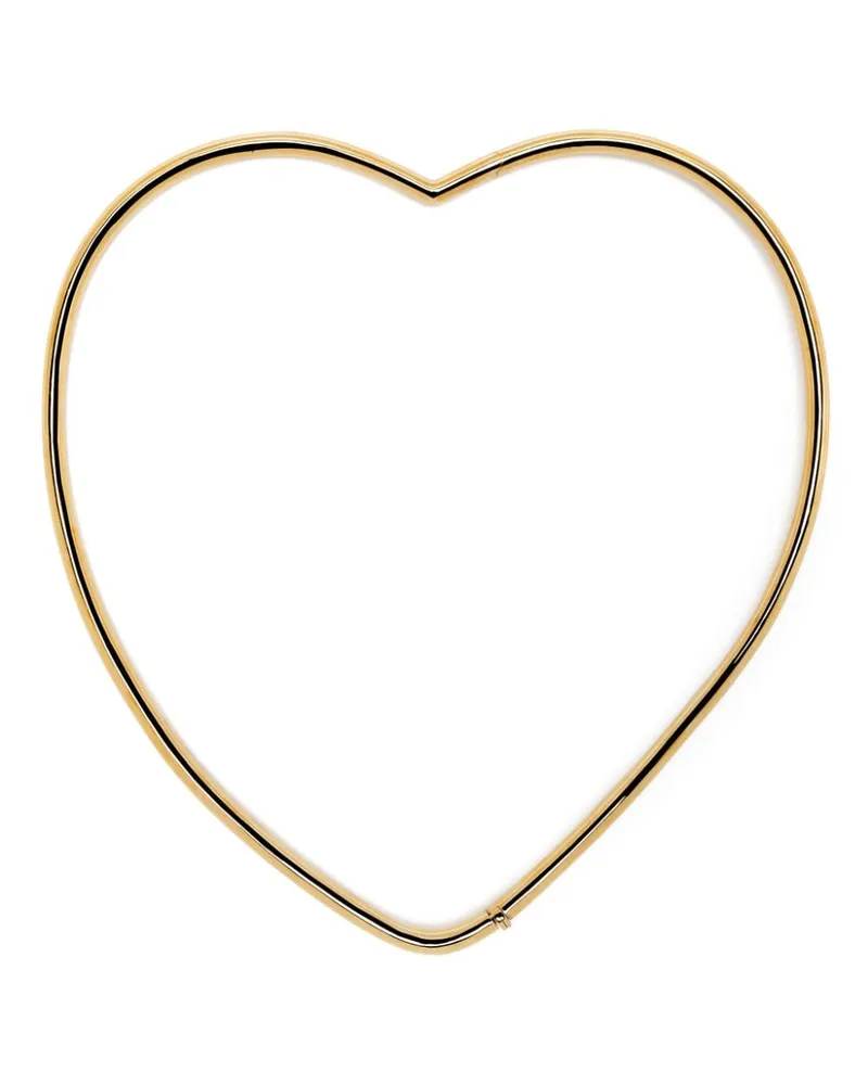 Yvonne Léon 9kt Heart Gelbgoldhalskette Gold