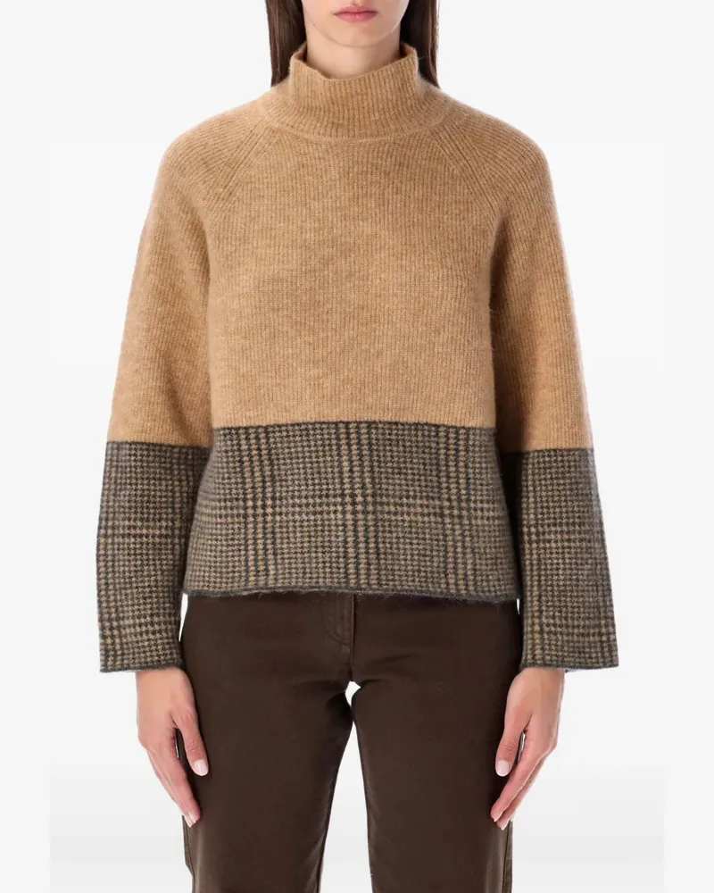Emporio Armani Strickkleid mit Rollkragen - Braun Braun
