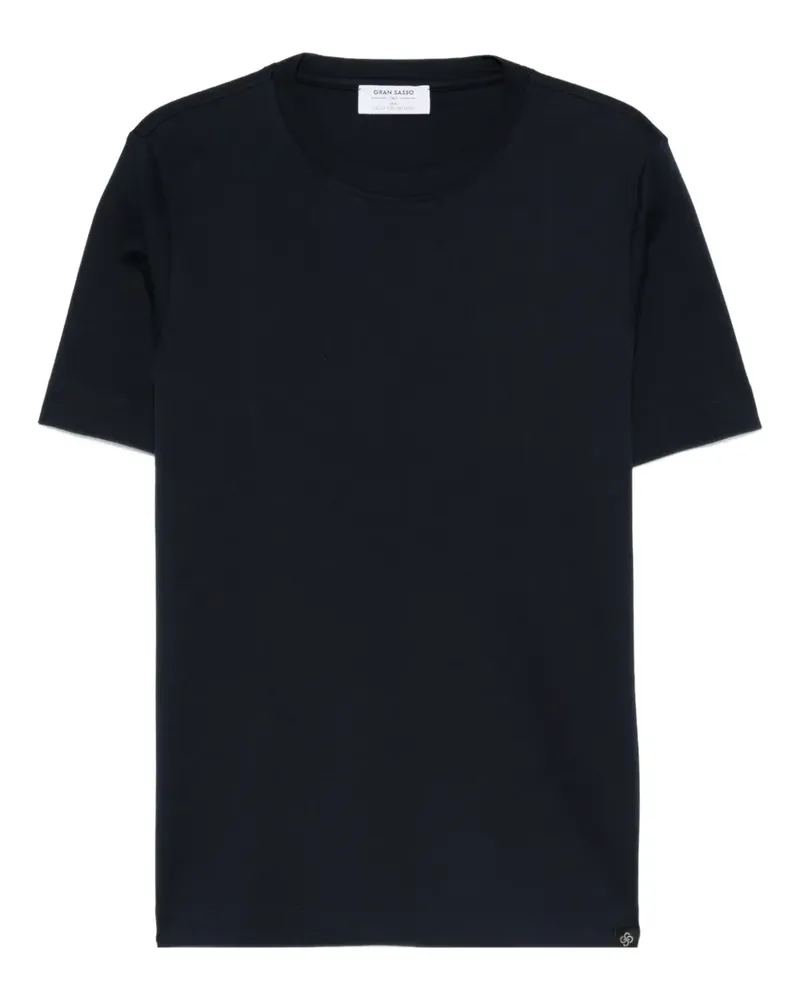 Gran Sasso T-Shirt mit Rundhalsausschnitt - Blau Blau