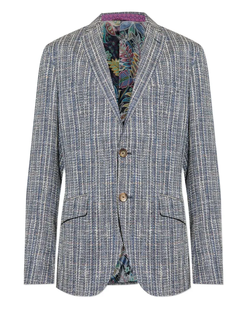 Etro Tweed-Sakko - Blau Blau