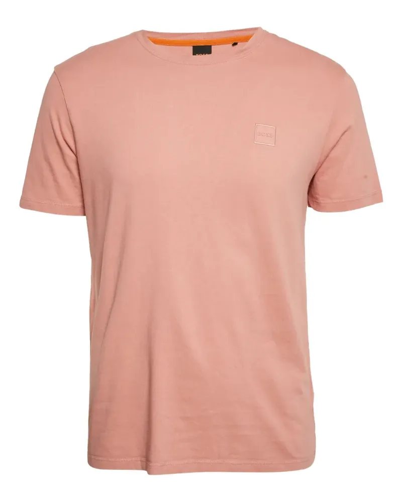 HUGO BOSS 2024 T-Shirt mit Logo-Stickerei - Orange Orange