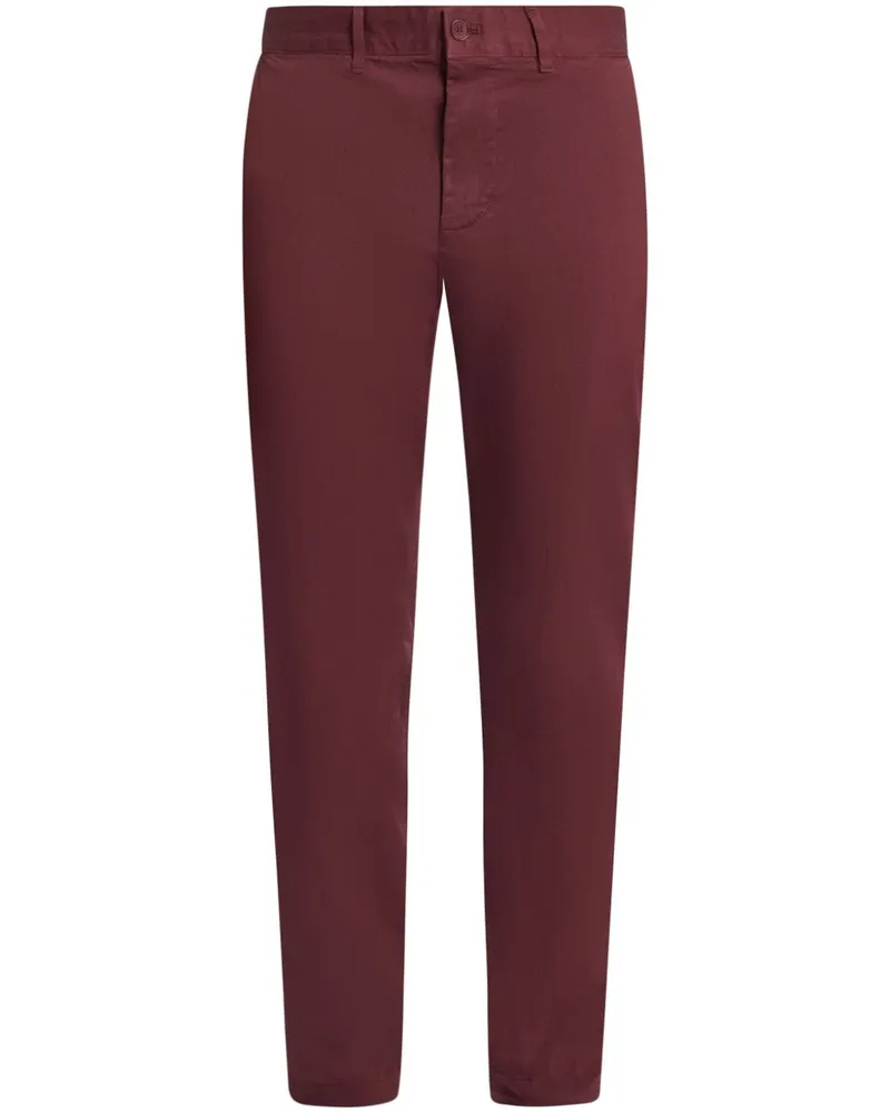 Lacoste Schmale Chino - Rot Rot