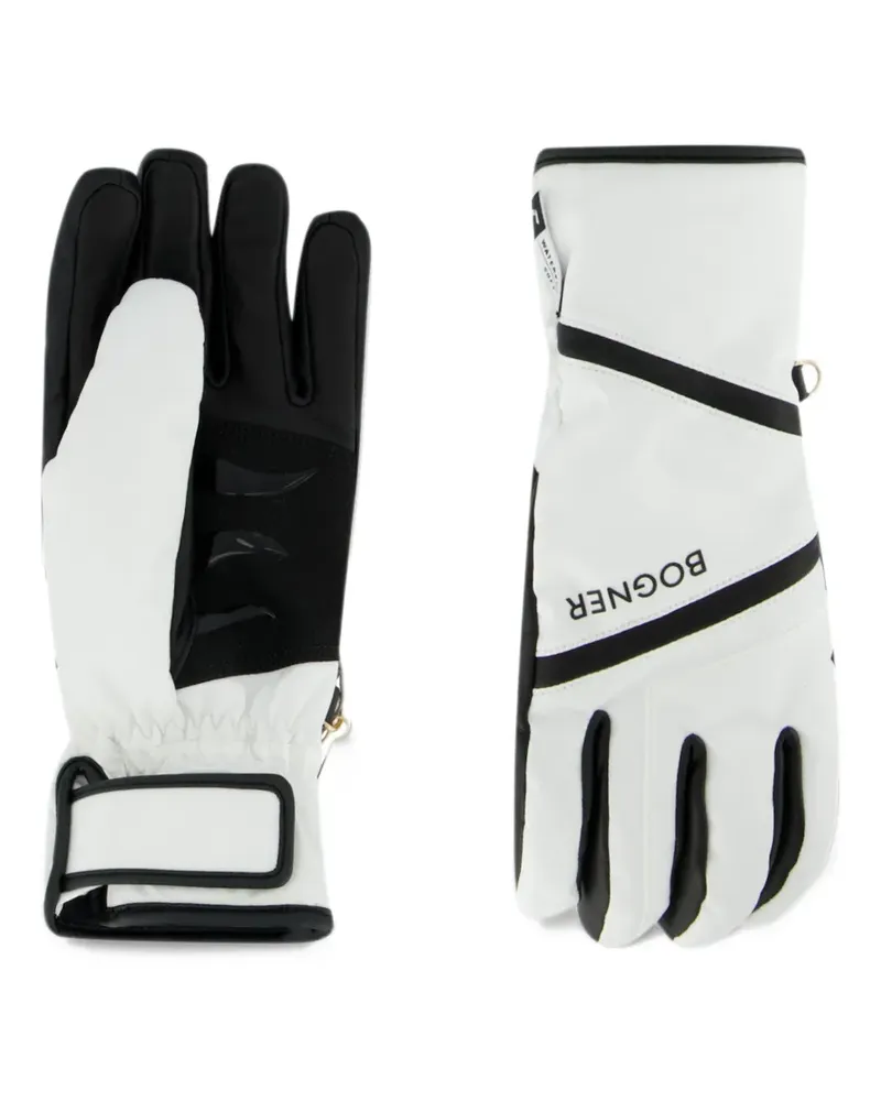 Bogner Hilla R-Tex XT panelled ski gloves - Weiß Weiß