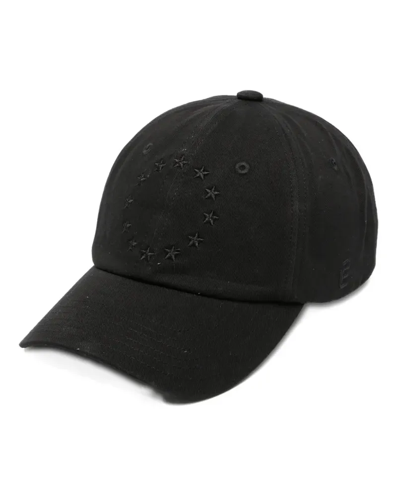 Études Studio Europa star-embroidered cap - Schwarz Schwarz